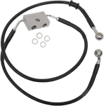 Drag Specialties Brake Line Front +12" Black Braided W/chrome Steel Xl 1741-5299. Fixed Price $113.99.