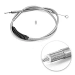 Mofun Stainless Steel Braided Clutch Cable 74 11/16", Chrome. Fixed Price $90.66.