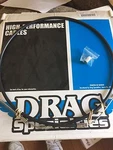 Drag Specialties 53 Inch Black Vinyl Clutch Cable For Harley 0652-0306. Fixed Price $50.00.
