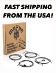 Mofun 12" 14" Handlebar Brake Harley Road King Electra Glide Abs 21-24 Wire Ext.. Fixed Price $124.00.