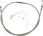 Magnum Polished Stainless Clutch Cable 70-11/16" #52166HE Harley Davidson. Fixed Price $130.40.