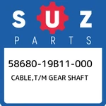 58680-19B11-000 Suzuki Cable,t/m Gear Shaft 5868019B11000, New Genuine Oem Part. Fixed Price $159.37.