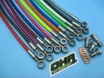 Oha Stainless Steel Braided Front Brake Line Kit For Yamaha DT125R DTR125 88-03. Fixed Price $38.89.