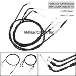 Extend Throttle Clutch Cable For Honda Steed VLX400 600 Shadow VT400 Magna VF250. Fixed Price $32.56.