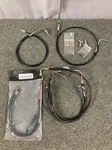 New Choppers LA-8230KT-16B Black Vinyl/stainless Braided Std Handlebar Kit. Fixed Price $369.03.