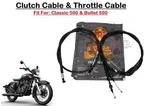 Royal Enfield "clutch & Throttle Cable" For Classic Bullet 500CC.. Fixed Price $43.77.