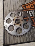 1979 Harley Davidson Shovelhead Rear 51T Drive Sprocket Chrome Dished. Fixed Price $35.00.