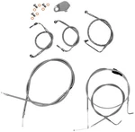 La Choppers Cable/brake Line Kit - Beach Bars & Extra Wide Stainless Steel. Fixed Price $369.32.