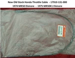 Nos Honda MR50 Throttle Cable 1974 75 Elsinore 17910-131-000 -new Bag. Fixed Price $150.00.