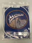 Magnum Polished Stainless Hydraulic Clutch Line - 62IN. 180 Degree Banjo Angle. Fixed Price $29.99.