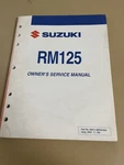 2004 Suzuki RM125 Factory Service Manual, Part # 99011-36F54-03A. Fixed Price $24.99.
