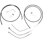 Burly Brand 0610-0815 B30-1115 Complete Black Vinyl Handlebar Cable/line Kit. Fixed Price $367.95.
