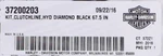 Genuine Oem Harley-davidson Kit Clutchline Hyd Diamond Black 67.5 In. 37200203. Fixed Price $74.99.