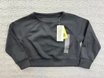 All In Motion Shirt Girls Xs 4/5 Black Airy Sleek Crew Long Sleeve Stretch. Fixed Price $14.00.