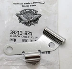 38713-87A Harley-davidson Clutch Cable Ignition Wire Clip For Fltcu 1992. Fixed Price $12.83.