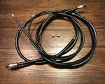 Wards Riverside Benelli 125 175 250 350 Brake Clutch & Throttle Cable Set *nos*. Fixed Price $59.99.