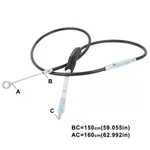 63 Inch Clutch Cable For Harley Sportster XL883 2000-2010 2001 2003 04. Fixed Price $18.99.