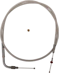 Barnett Platinum Series Idle Cable +6IN. Silver Dyna/softail/fxr 106-30-40015-06. Fixed Price $84.99.
