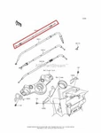New Oem Kawasaki Ninja 650 Seat Lock Cable. Fixed Price $34.95.