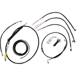 Choppers 0662-0847 LA-8155KT2-19B Complete Black Vinyl Braided Handlebar. Fixed Price $404.99.