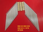 Fit Suzuki RM125C 1978 Rear Spoke 36 Pcs. Nipple Gold Japan Mi. Fixed Price $39.89.