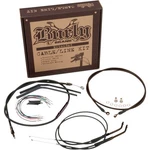 Burly Brand Complete Black Vinyl Handlebar Cable/brake Line Kit For 16" B30-1015. Fixed Price $231.88.