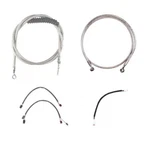 Stainless Cable & Brake Line Cmpt Kit 20" Apes 2018 Up Harley Softail W/abs. Fixed Price $362.25.